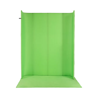 Nanlite 1822U self standing Chromakey Green Screen kit with 4 LED strip lights