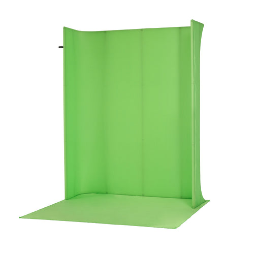 Nanlite 1822U self standing Chromakey Green Screen kit with 4 LED strip lights