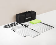 Nanlite 1822U self standing Chromakey Green Screen kit with 4 LED strip lights