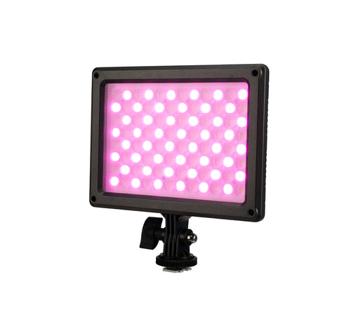 Nanlite Mixpad 11 Series II RGB on-camera LED light with power supply