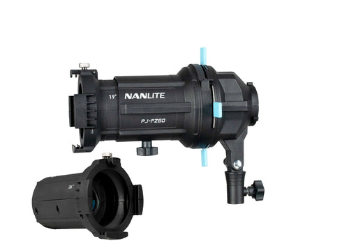 Nanlite Projection Attachment with 19 and 36 degree Lens for Forza FM Mount