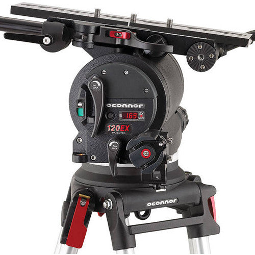O'Connor 120EX head & Cine Mitchell tripod with floor spreader