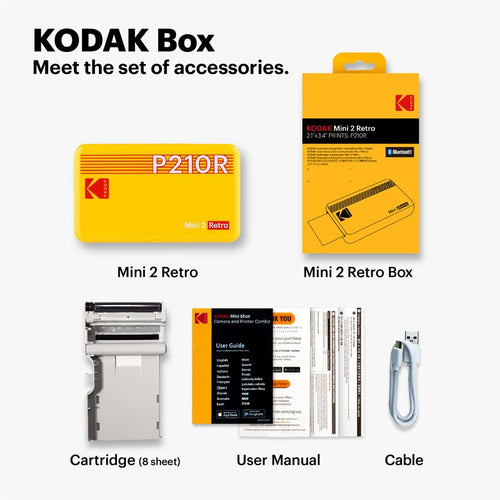 Kodak Instant Mini 2 Retro -  Yellow