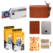Kodak Instant Camera Mini Shot 2 Retro Cartridge + Accessories Bundle - White