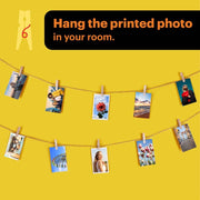 Kodak Instant Camera Mini Shot 2 Retro Cartridge + Accessories Bundle - Yellow