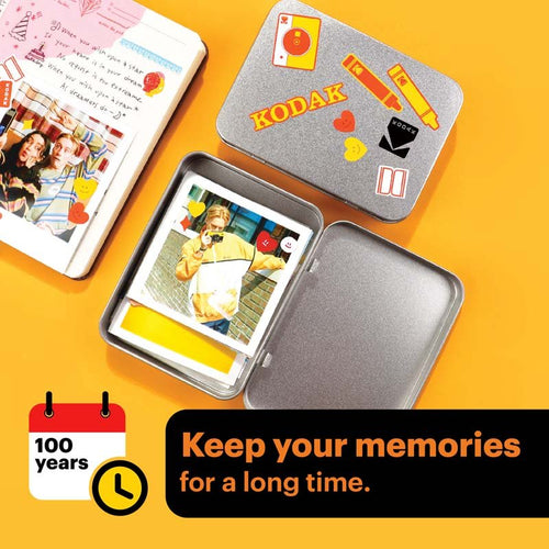 Kodak Instant Mini 3 Retro Cartridge + Accessories Bundle -  White