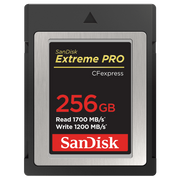 SanDisk Extreme PRO 256GB CFexpress Type B 1700MB/s Memory Card