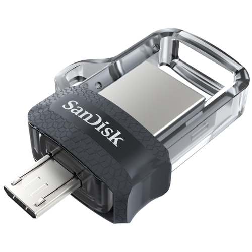 SanDisk Ultra Dual m3.0 SDDD3 128GB USB3.0 Black USB3.0 micro-USB connector
