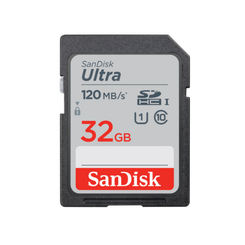 SanDisk Ultra 32GB SDHC UHS-I 120MB/s Memory Card - V10