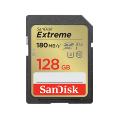 SanDisk Extreme 128GB SDXC UHS-I 180MB/s Memory Card - V30
