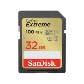 SanDisk Extreme 32GB SDHC 100MB/s Memory Card - V30