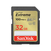 SanDisk Extreme 32GB SDHC 100MB/s Memory Card - V30