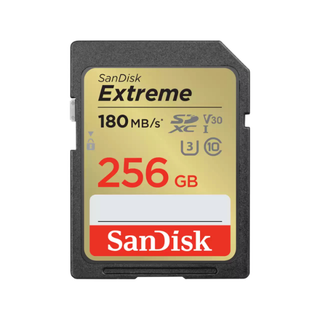SanDisk Extreme 256GB SDXC UHS-I 180MB/s Memory Card - V30