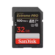 Sandisk Extreme Pro 32GB 100MB/s Read 90MB/s Write V30 SD Memory Card