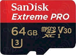 SanDisk Extreme Pro 64GB microSDXC UHS-I 200MB/s Memory Card - V30