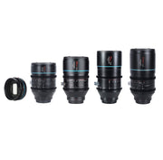 Sirui 35mm, 50mm, 75mm, 100mm T2.9 1.6x Anamorphic Lens Kit for Nikon Z Mount + 1.25x Anamorphic Adapter