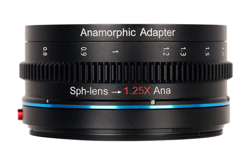 Sirui 35mm, 50mm, 75mm, 100mm T2.9 1.6x Anamorphic Lens Kit for Canon RF + 1.25x Anamorphic Adapter