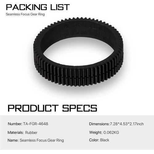 Tilta Seamless Focus Gear Ring for 46.5mm to 48.5mm Lens