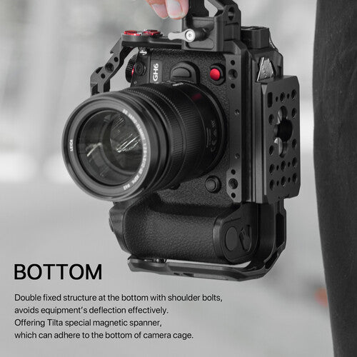 Tilta Camera Cage for Panasonic GH6 Pro Kit - Black