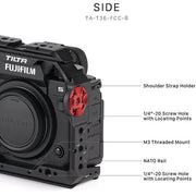 Tilta Camera Cage for Fujifilm X-H2S Basic Kit - Black