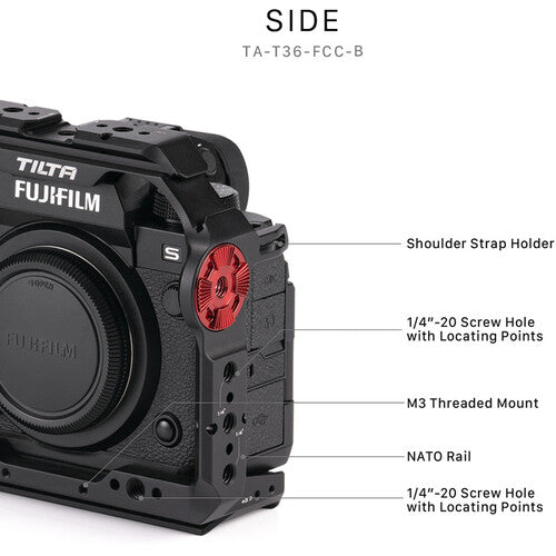 Tilta Camera Cage for Fujifilm X-H2S Basic Kit - Black