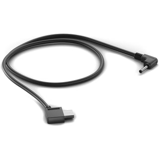 Tilta 12V Right Angle USB-C to 3.5/1.35mm DC Male Power Cable (40cm)