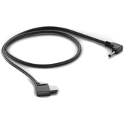Tilta 12V Right Angle USB-C to 3.5/1.35mm DC Male Power Cable (40cm)