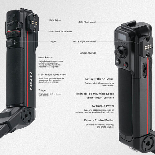 Tilta Advanced Rear Operating Control Handle for DJI Ronin