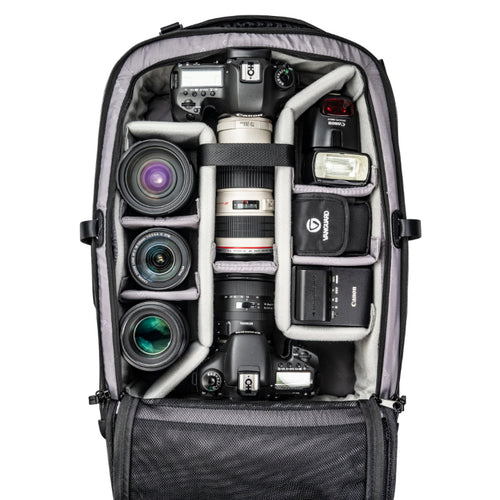 Vanguard VEO Select 55BT Roller Bag Backpack 4 Wheels - Black