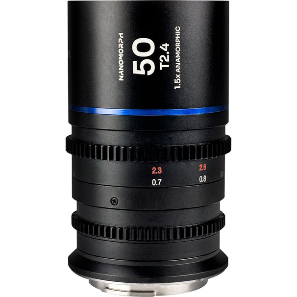 Laowa Nanomorph 50mm T2.4 1.5X S35 (Blue) - (Cine) DL Lens