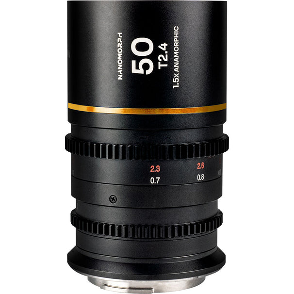 Laowa Nanomorph 50mm T2.4 1.5X S35 (Amber) - (Cine) L Mount