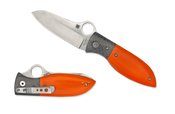 Spyderco Firefly G-10 Orange - Plain Blade