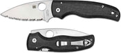 Spyderco Shaman Black Handle/Serrated Blade