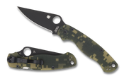 Spyderco Para Military 2 G-10 Camo - Plain Black Blade
