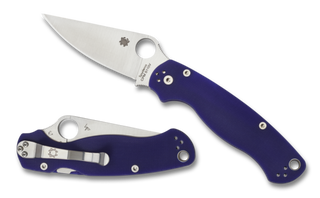 Spyderco Para Military 2 G-10 Dark Blue S110V