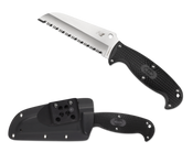 Spyderco Jumpmaster Lightweight Black H1 - Serrated Blade