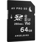 Angelbird AV PRO 64GB SDXC UHS-II 300MB/s Memory Card - V90