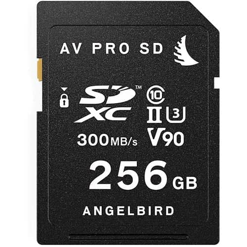 Angelbird AV PRO 256GB SDXC UHS-II 300MB/s Memory Card - V90