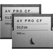 Angelbird AV PRO CF 512GB CFast 560MB/s for Z CAM E2 (2 Pack)