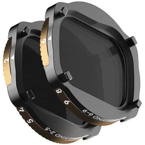 PolarPro VND 2 Pack Filter Set for DJI Air2S (2 to 5-Stop and 6 to 9-Stop)
