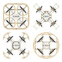 Airwood 4 in 1 Drone Kit with Camera & Program Includes 3x Batteries