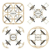 Airwood 4 in 1 Drone Kit with Camera & Program Includes 3x Batteries