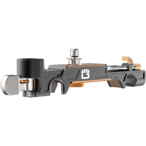 Bright Tangerine 15mm Studio Lens Support with 3/8