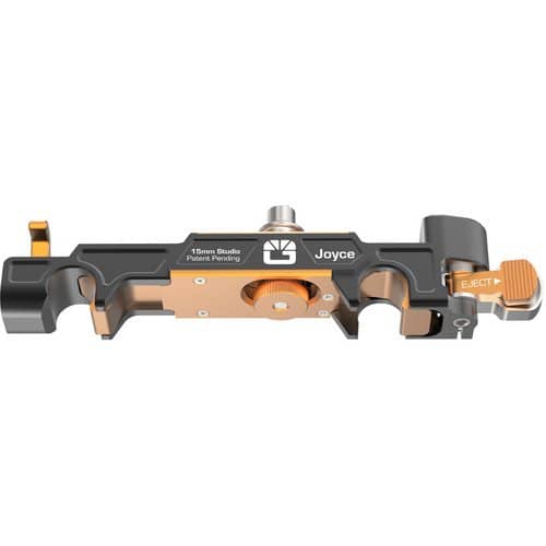 Bright Tangerine 15mm Studio Lens Support with 3/8