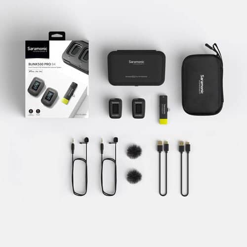 Saramonic Blink 500 Pro B4 2-Person Digital Wireless Omni Lavalier Microphone System for Lightning iOS Devices (2.4 GHz)