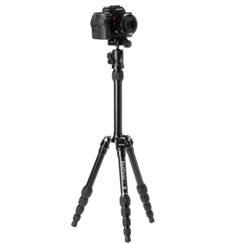 Benro MeFoto Backpacker Tripod, Aluminium, Twist Lock - Black