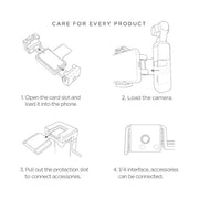 CYNOVA Expansion Fixed Clip for OSMO Pocket 1/2