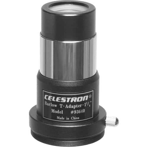 Celestron T-Adapter Barlow Lens Universal 1.25