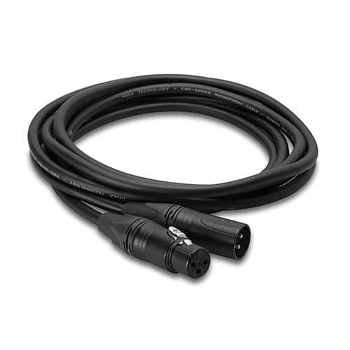 Hosa Technology 3-Pin XLR Male to 3-Pin XLR Female (20 Gauge) Balanced Microphone Cable - 30'