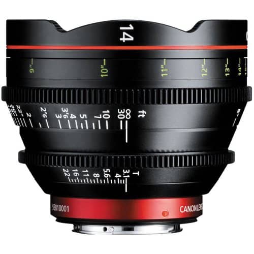 Canon CN-E 14mm T3.1L F Cinema Lens - Georges Cameras